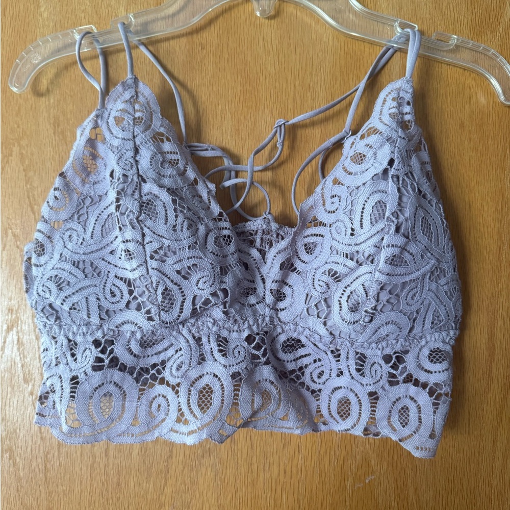 PINK Victoria's Secret Lace Bralette in Light Purple